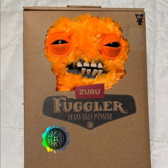 Fuggler Handbags - Orange Fuggler Creepy AF Monster Plush by Zuru